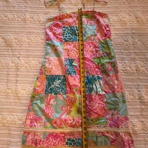 Vintage Lilly Pulitzer Strapless Dress